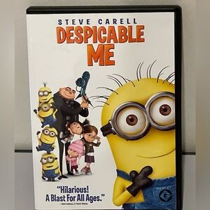 Despicable Me DVD featuring Steve Carell as Gru